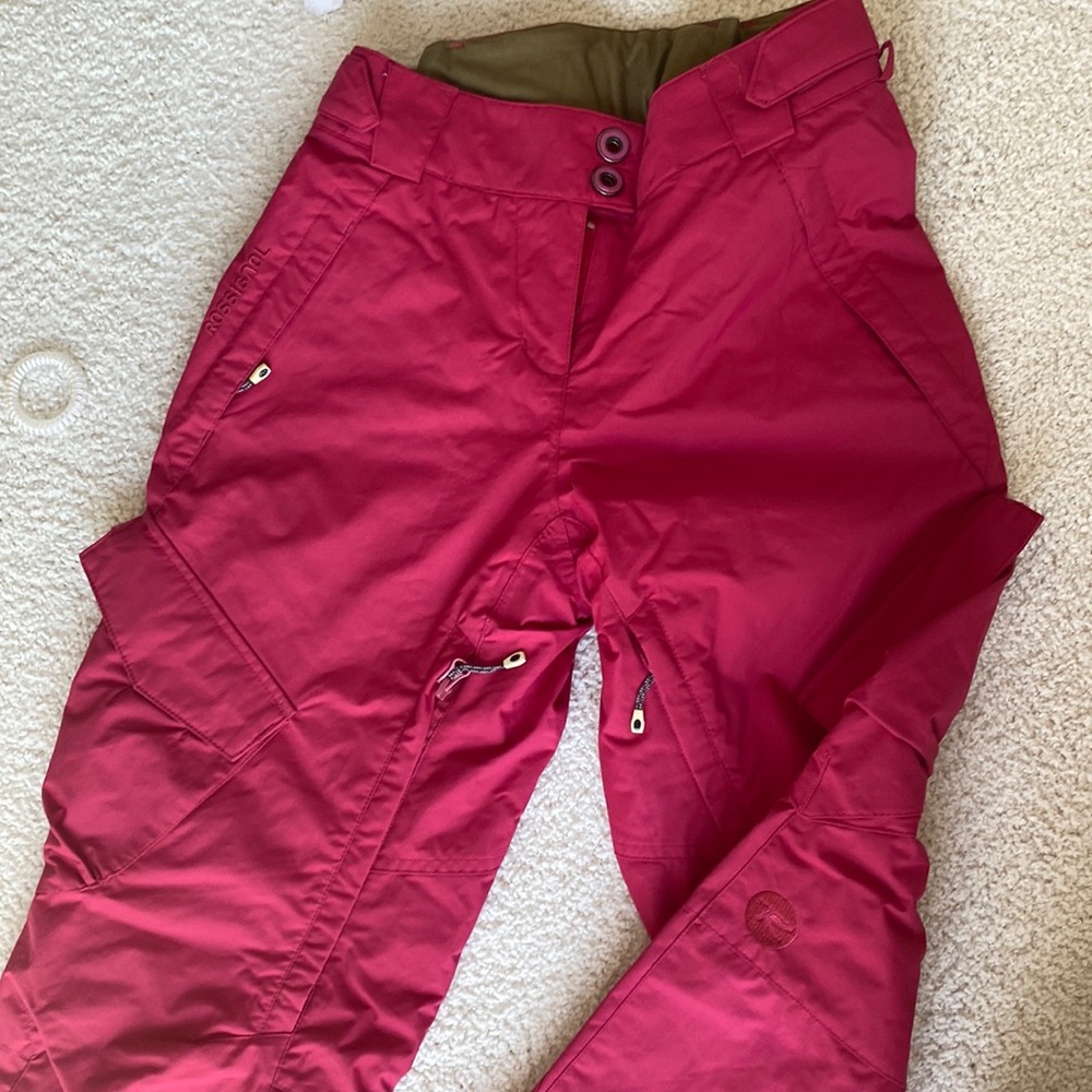 Rossignol ski pants hot pink size small
